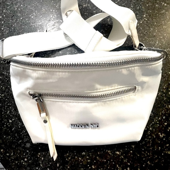 Steve Madden Handbags - NEW! MADDEN NYC - FANNY PACK CROSSBODY BAG -- BRIGHT WHITE